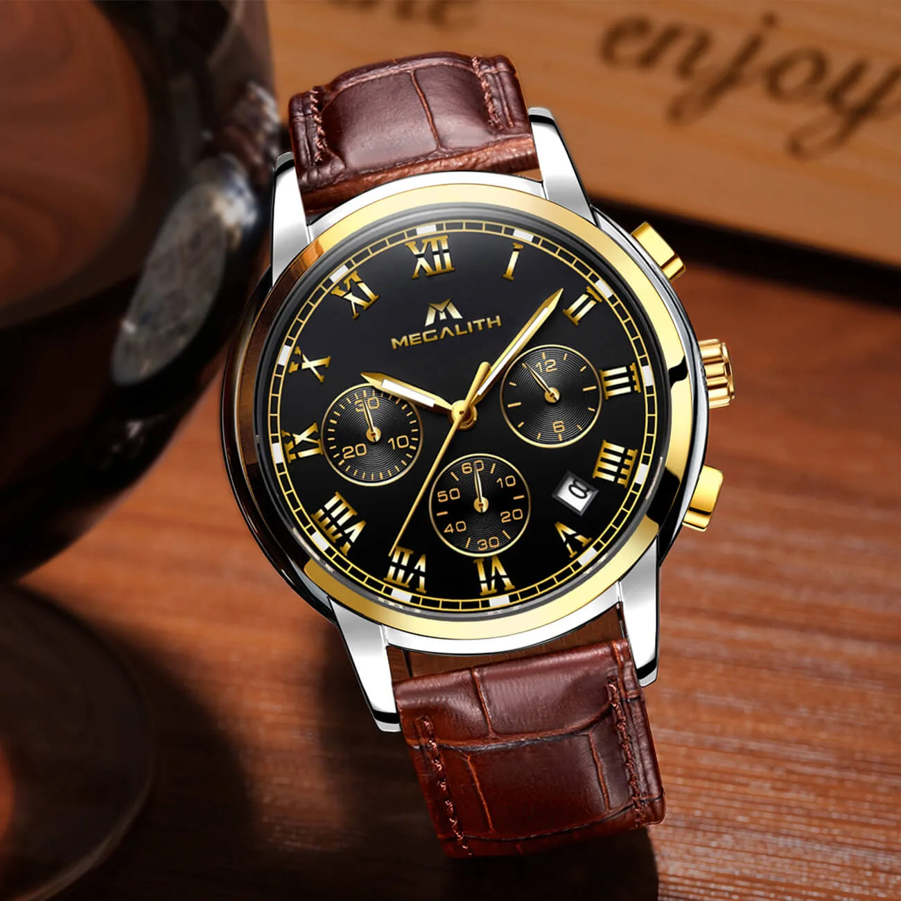 0060M | Quartz Men Watch | Leather Band