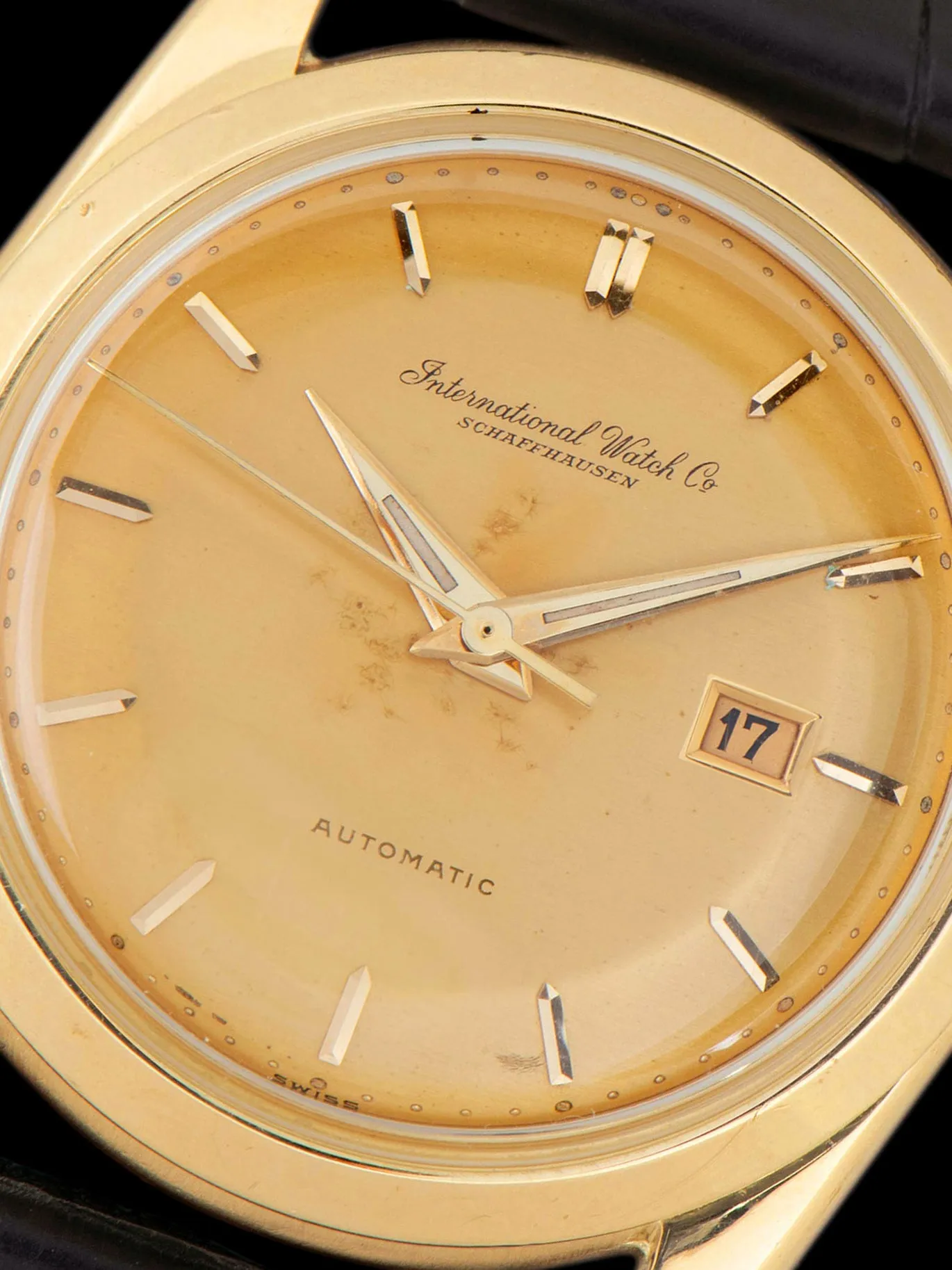 1950s IWC Automatic Calatrava 18K YG "Cal. 8521"