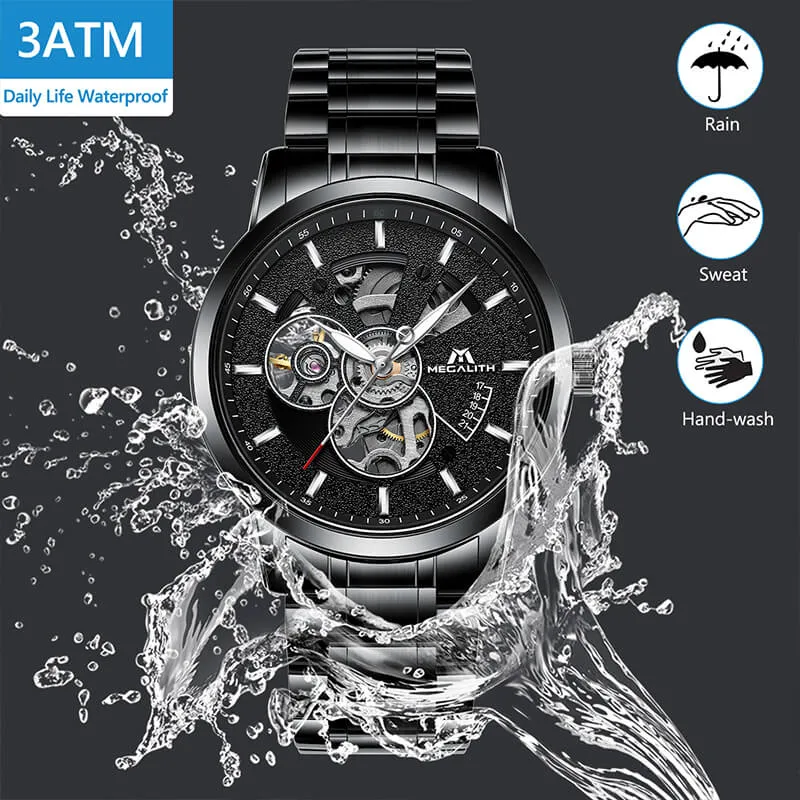 8070M | Mechanical Men Watch | Stainless Steel Band