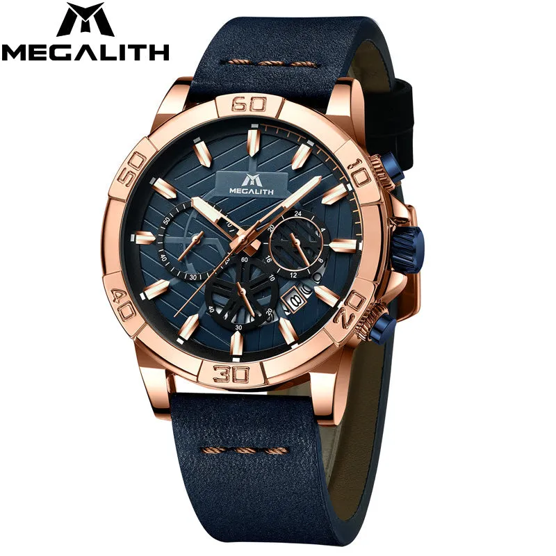 8086M | Quartz Men Watch | Leather Band