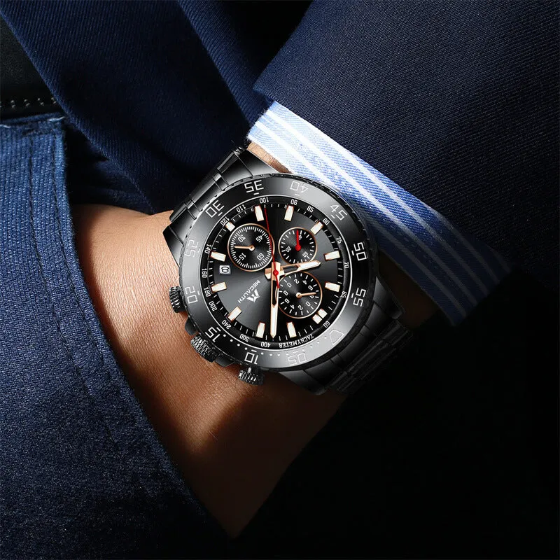 8087M | Quartz Men Watch | Stainless Steel Band