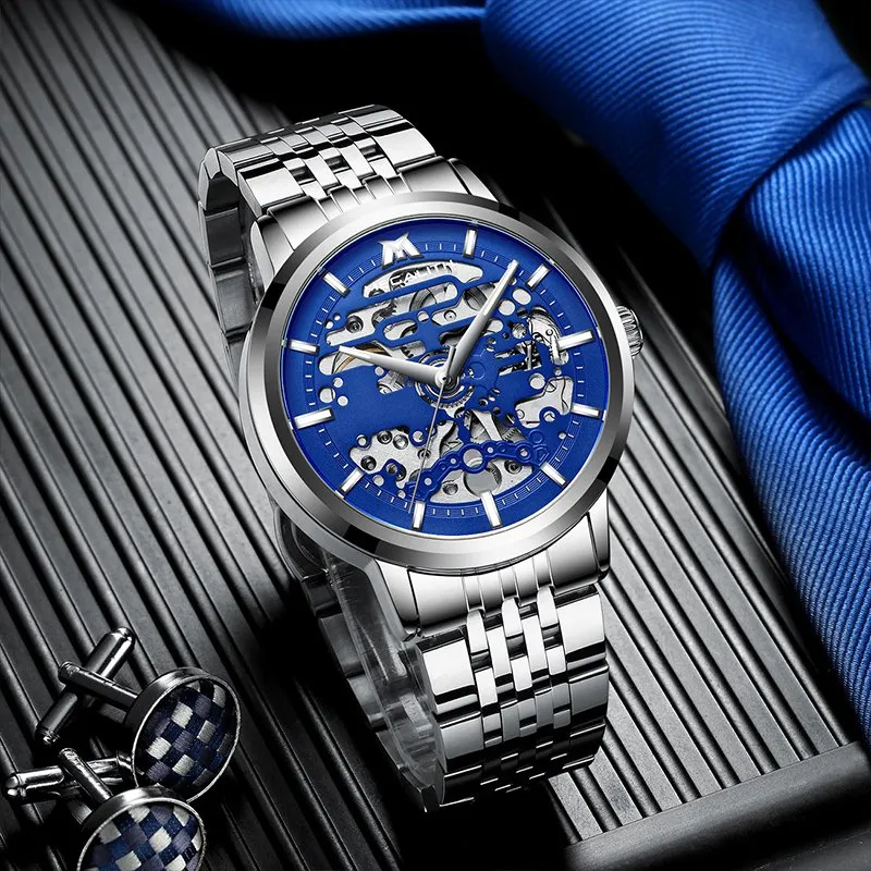 8204M | Mechanical Men Watch | Stainless Steel Band