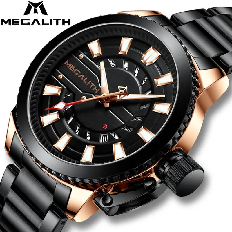 8211M | Quartz Men Watch | Stainless Steel Band