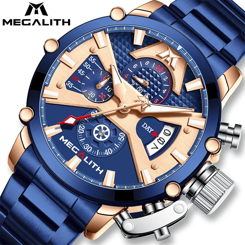 8219M | Quartz Men Watch | Stainless Steel Band