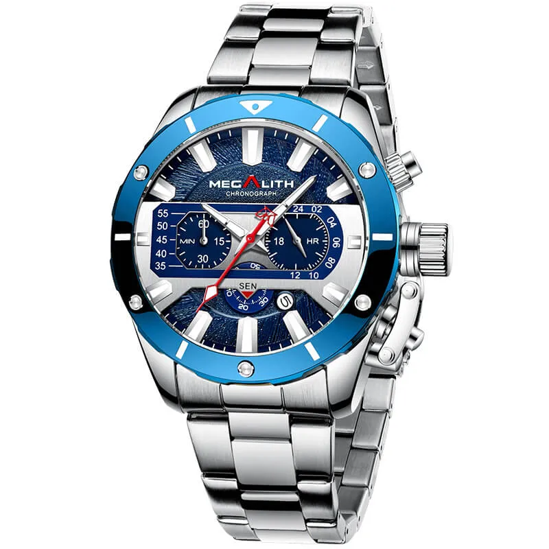 8221M | Quartz Men Watch | Stainless Steel Band