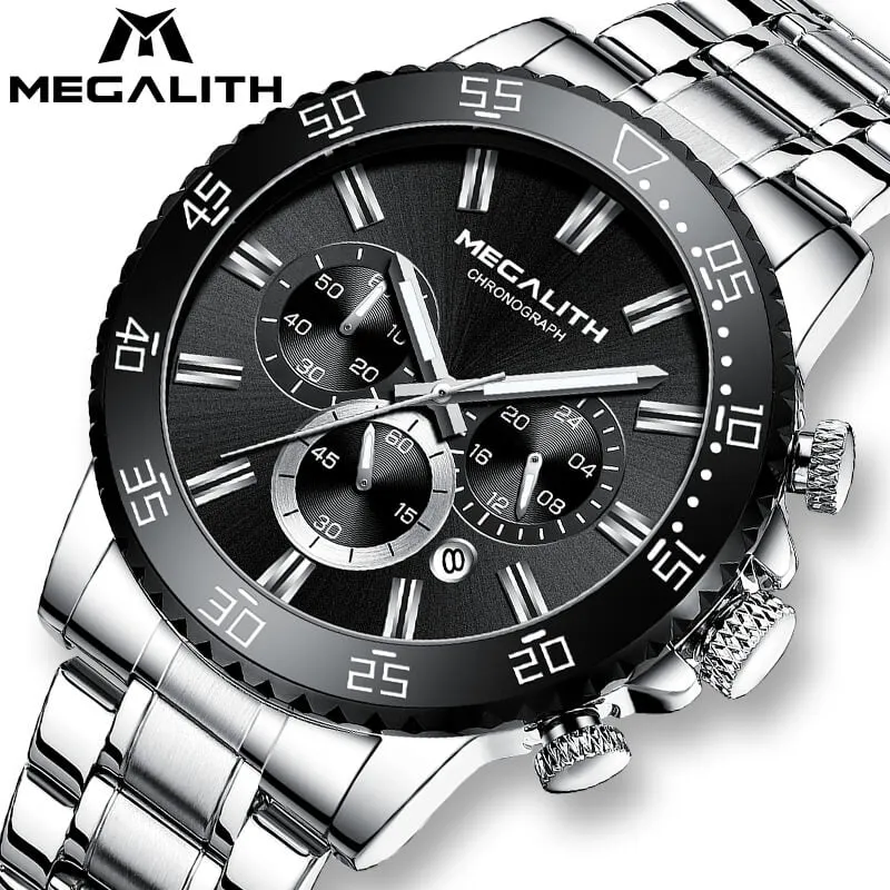 8227M | Quartz Men Watch | Stainless Steel Band