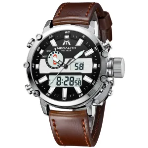 8229M | Quartz Men Watch | Leather Band