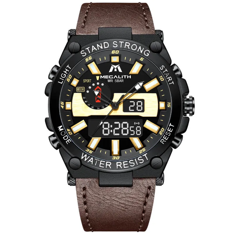 8230M | Quartz Men Watch | Leather Band