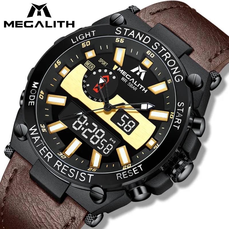 8230M | Quartz Men Watch | Leather Band