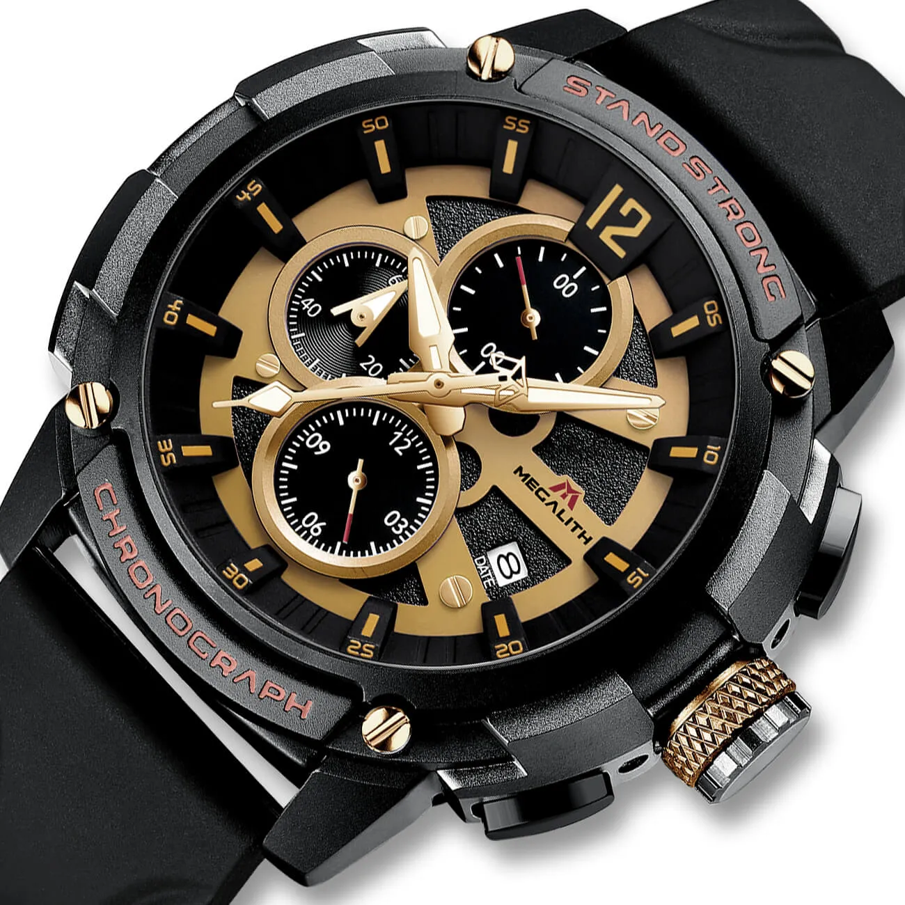 8231M | Quartz Men Watch | Rubber Band