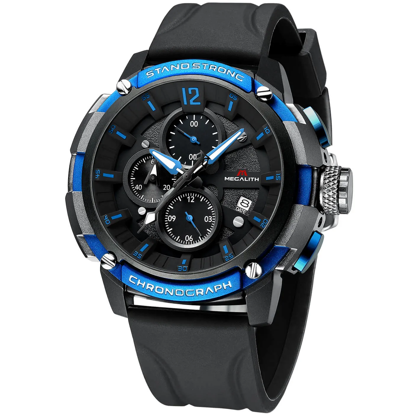 8231M | Quartz Men Watch | Rubber Band