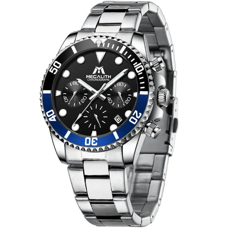 8601M | Quartz Men Watch | Stainless Steel Band