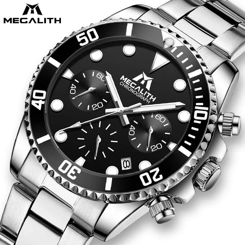 8601M | Quartz Men Watch | Stainless Steel Band