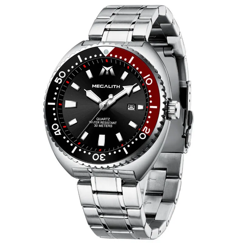 8604M | Quartz Men Watch | Stainless Steel Band