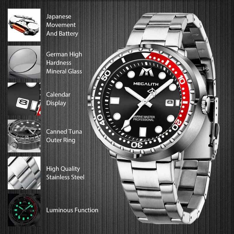 8605M | Quartz Men Watch | Stainless Steel Band