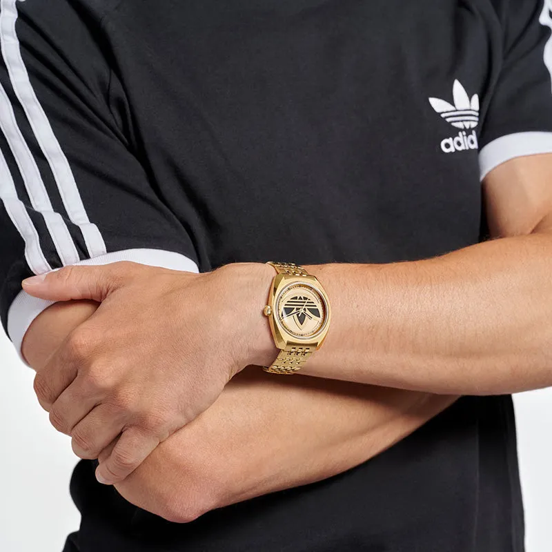 Adidas Originals Edition One Unisex Gold Watch AOFH23509