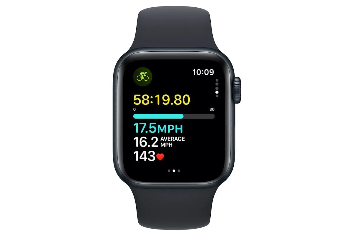 Apple Watch SE GPS | 40mm | Midnight Aluminium Case with Midnight Sport Band - S/M