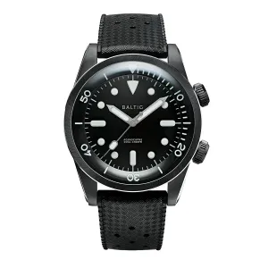 BALTIC AQUASCAPHE DUAL-CROWN PVD BLACK