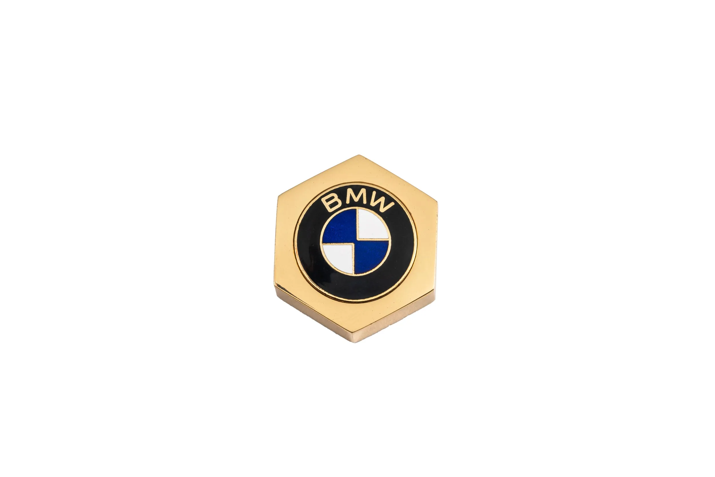 BMW Brass & Enamel Paperweight