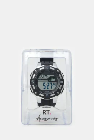 Boys Black Multi Functional Digital Watch