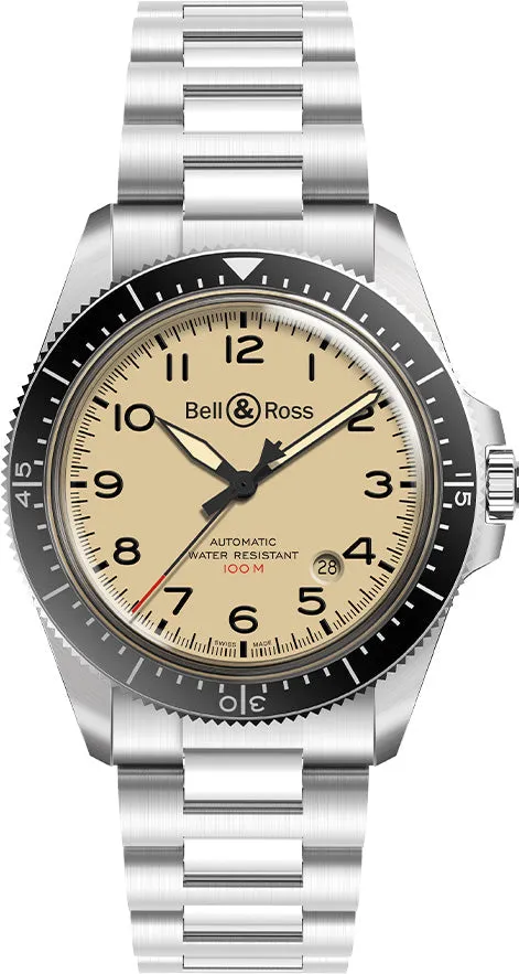 BR Watch Vintage BR V2-92 Military Beige