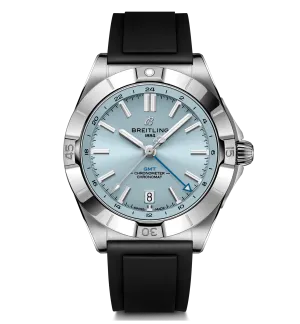 Breitling Chronomat Automatic GMT 40 Watch with Ice Blue Dial