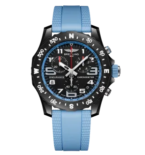 Breitling Endurance Pro 44 Watch with Light Blue Strap