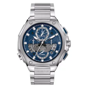 Bulova Precisionist Men's Blue Watch 96B349