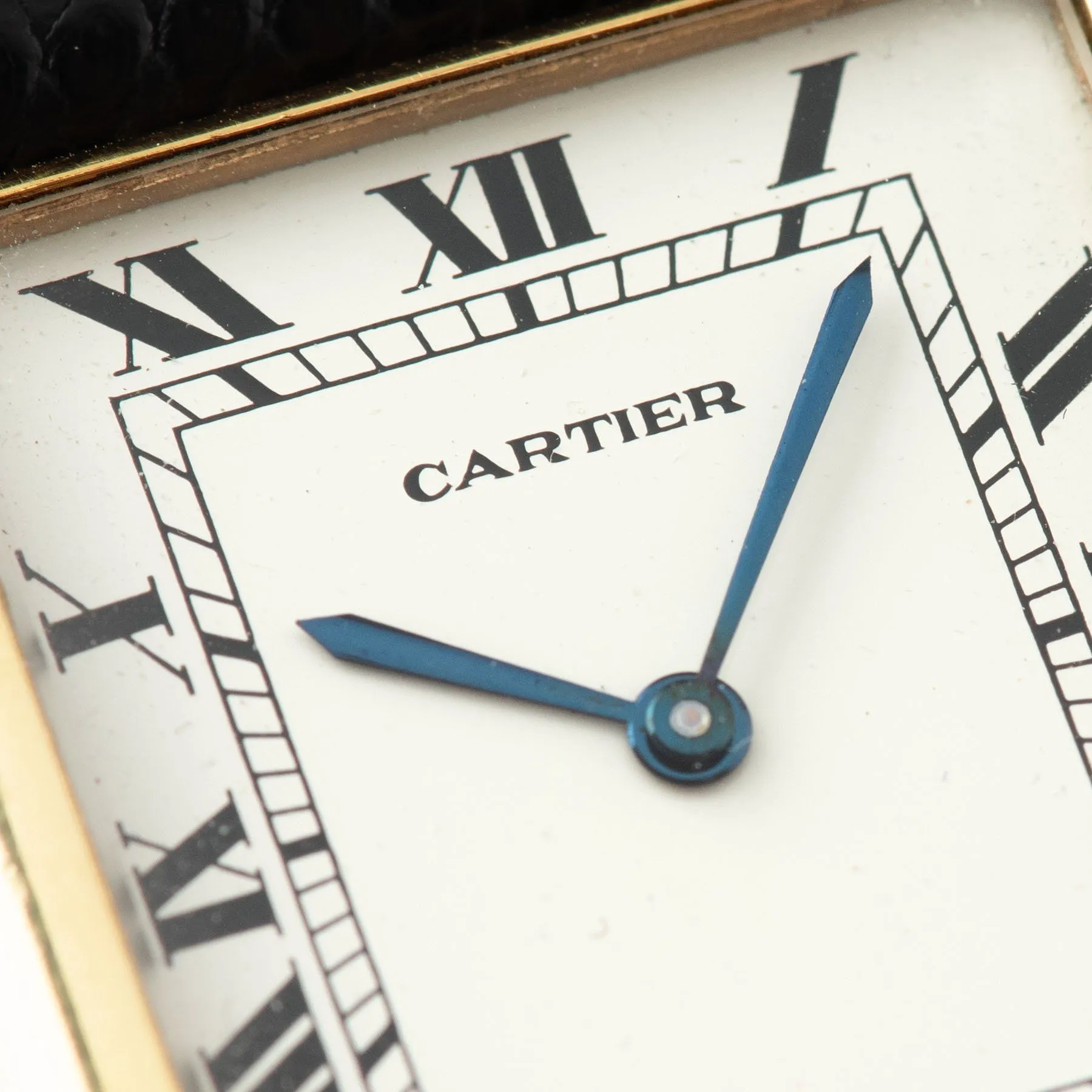 Cartier Jumbo Tank Automatique 18k Yellow Gold 1970s