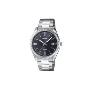 Casio Mens Vintage Silver Analog Watch