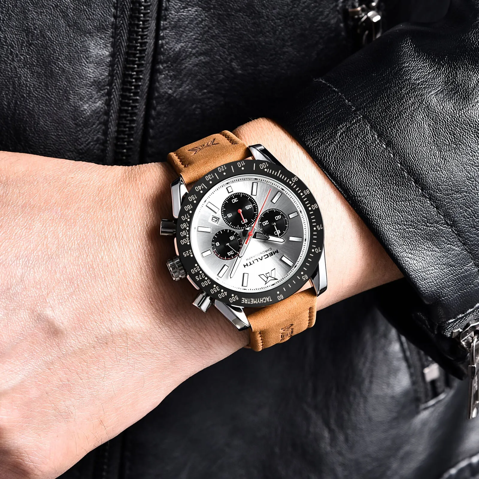 Chronograph Watch | Leather Band | 8274M