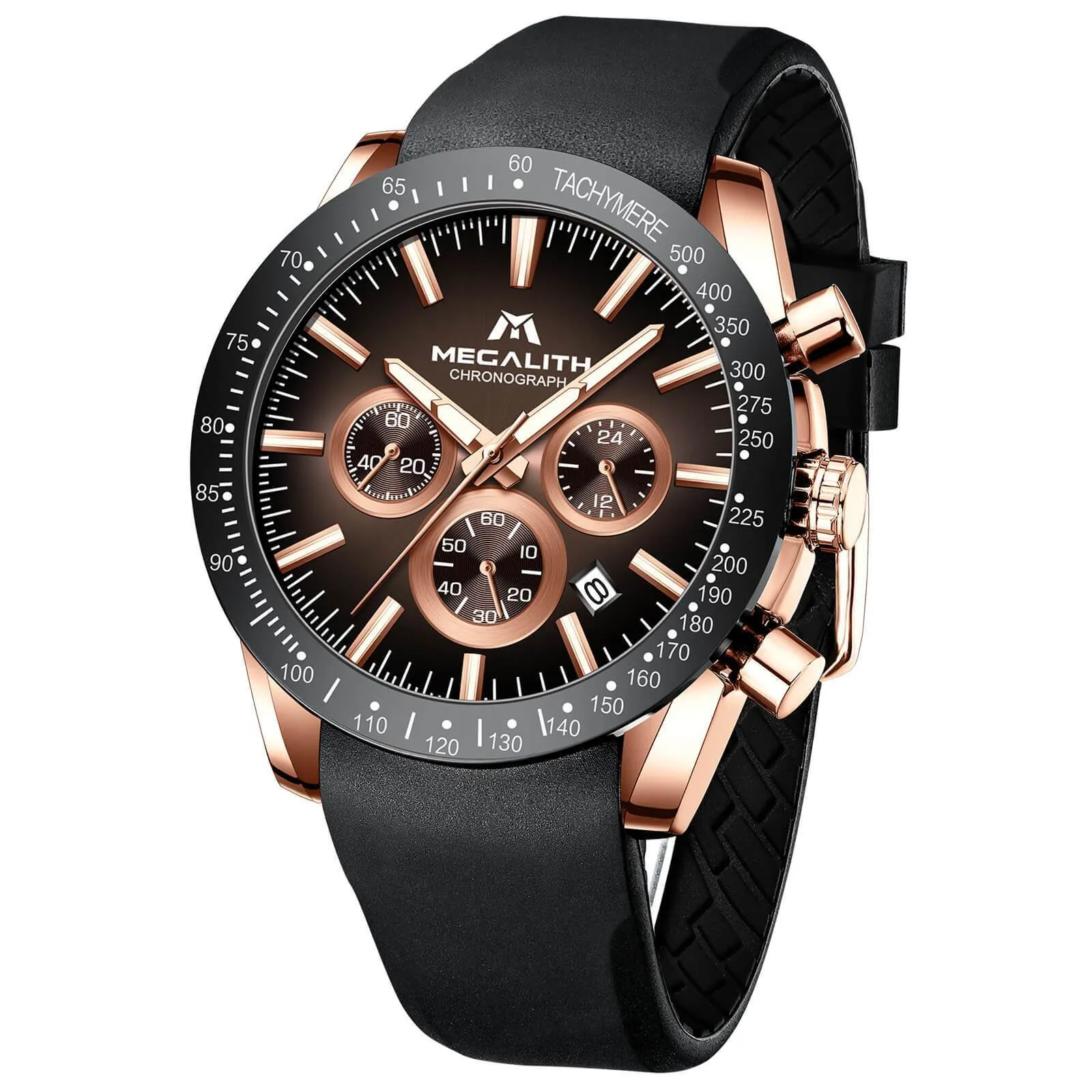 Chronograph Watch | Rubber Band | 8270M