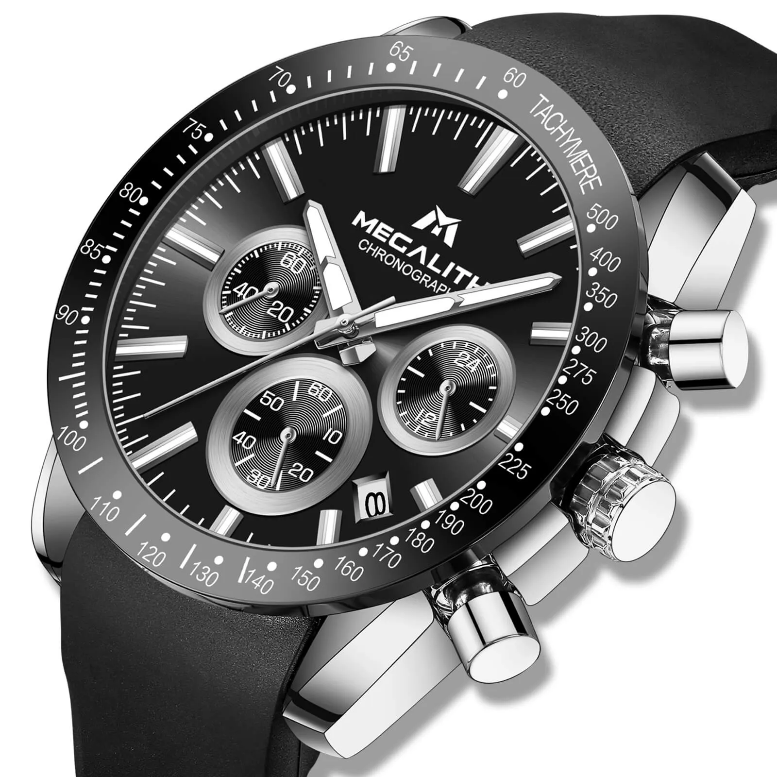 Chronograph Watch | Rubber Band | 8270M