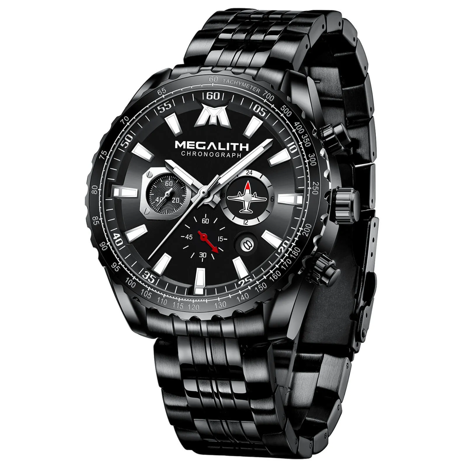 Chronograph Watch | Stainless Steel Band | 8212M