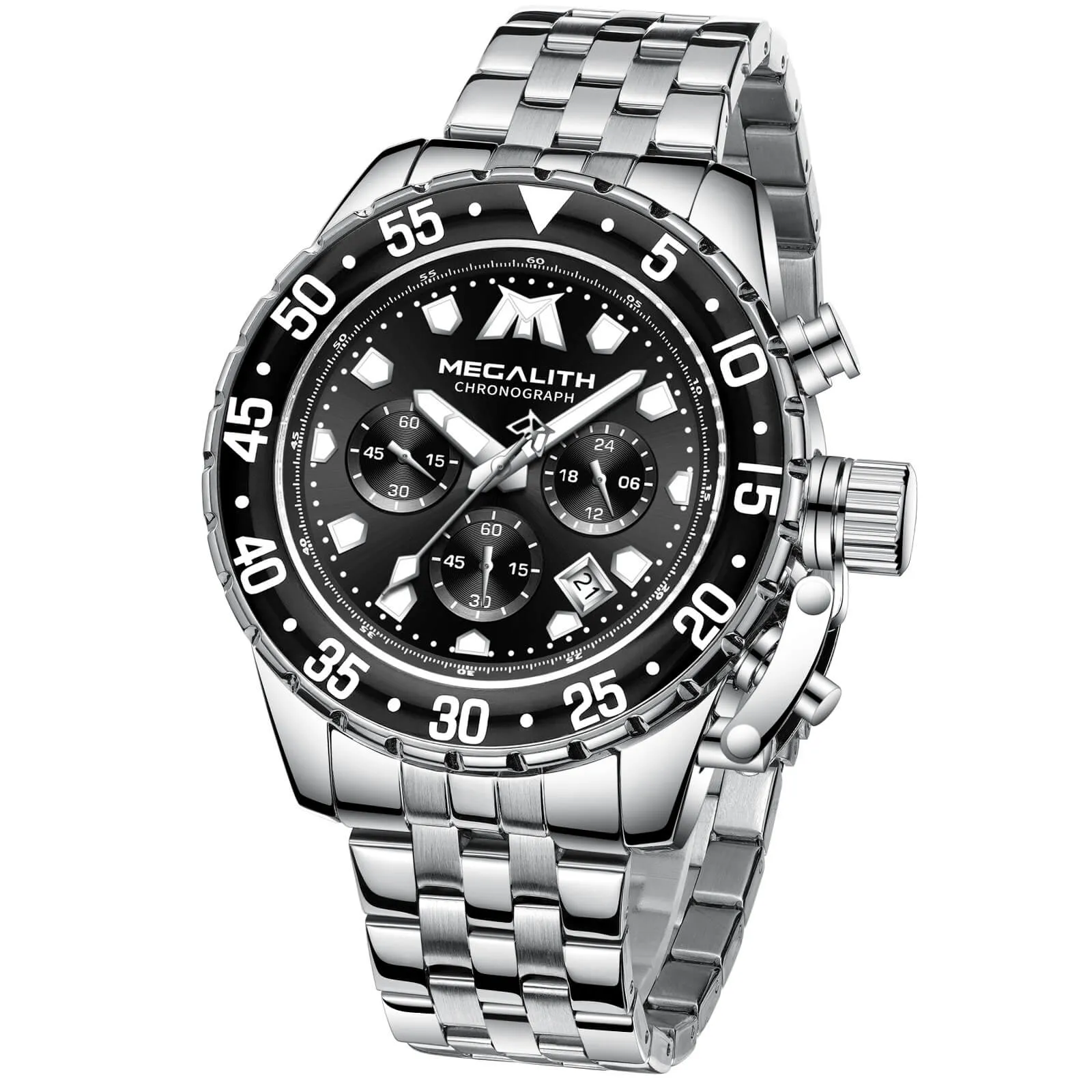 Chronograph Watch | Stainless Steel Band | 8260M