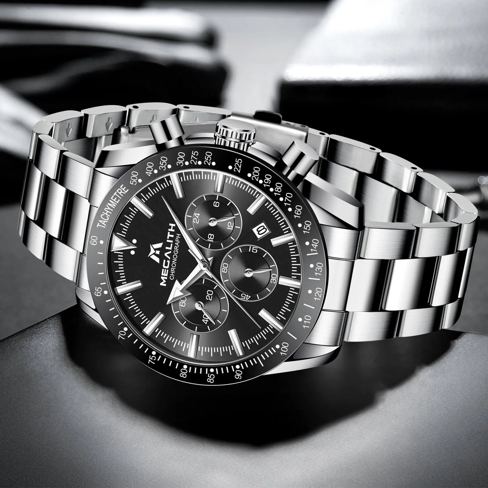 Chronograph Watch | Stainless Steel Band | 8271M