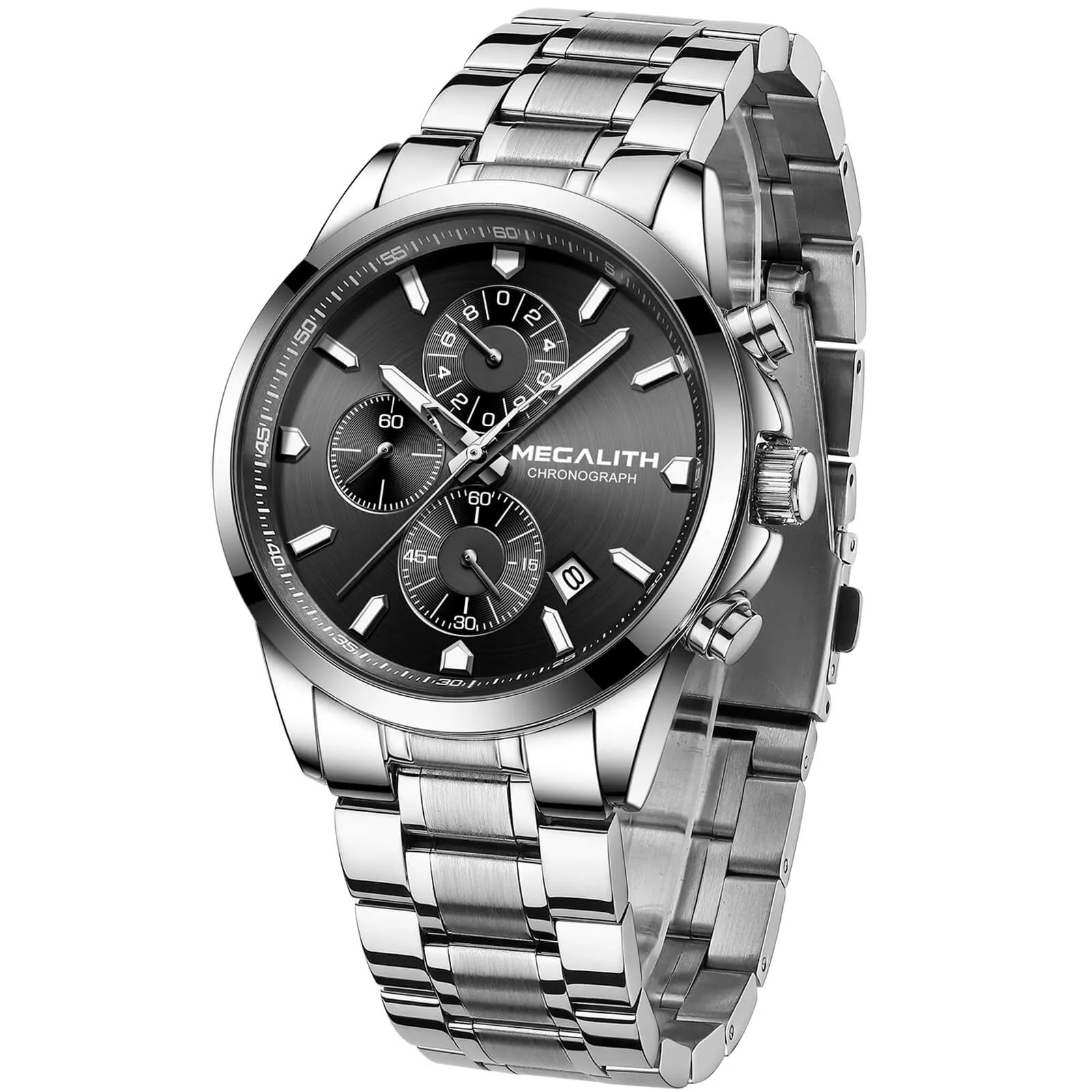 Chronograph Watch | Stainless Steel Band | 8272M