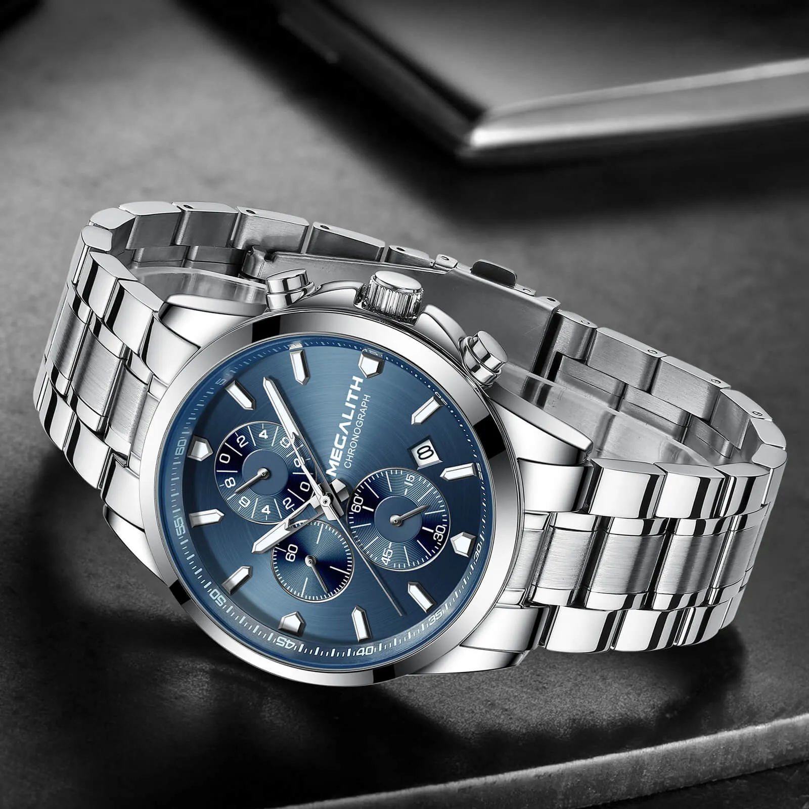 Chronograph Watch | Stainless Steel Band | 8272M