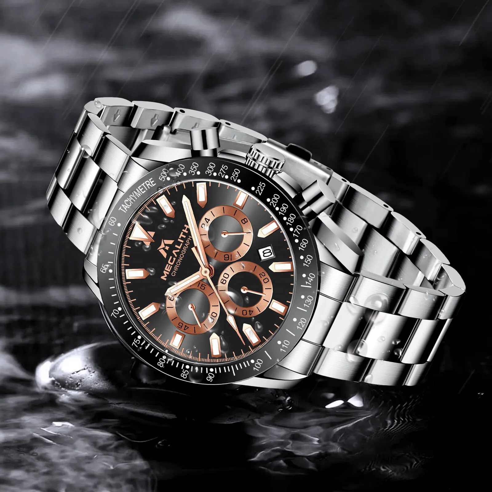 Chronograph Watch | Stainless Steel Band | 8273M