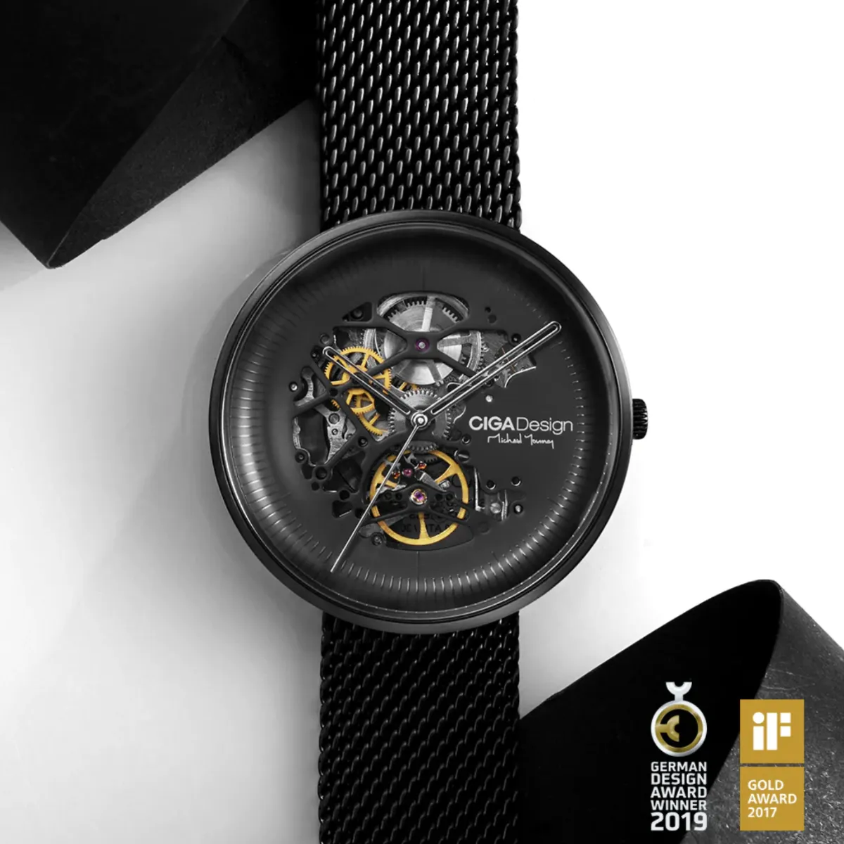 CIGA Design MY-Series Black Automatic Watch