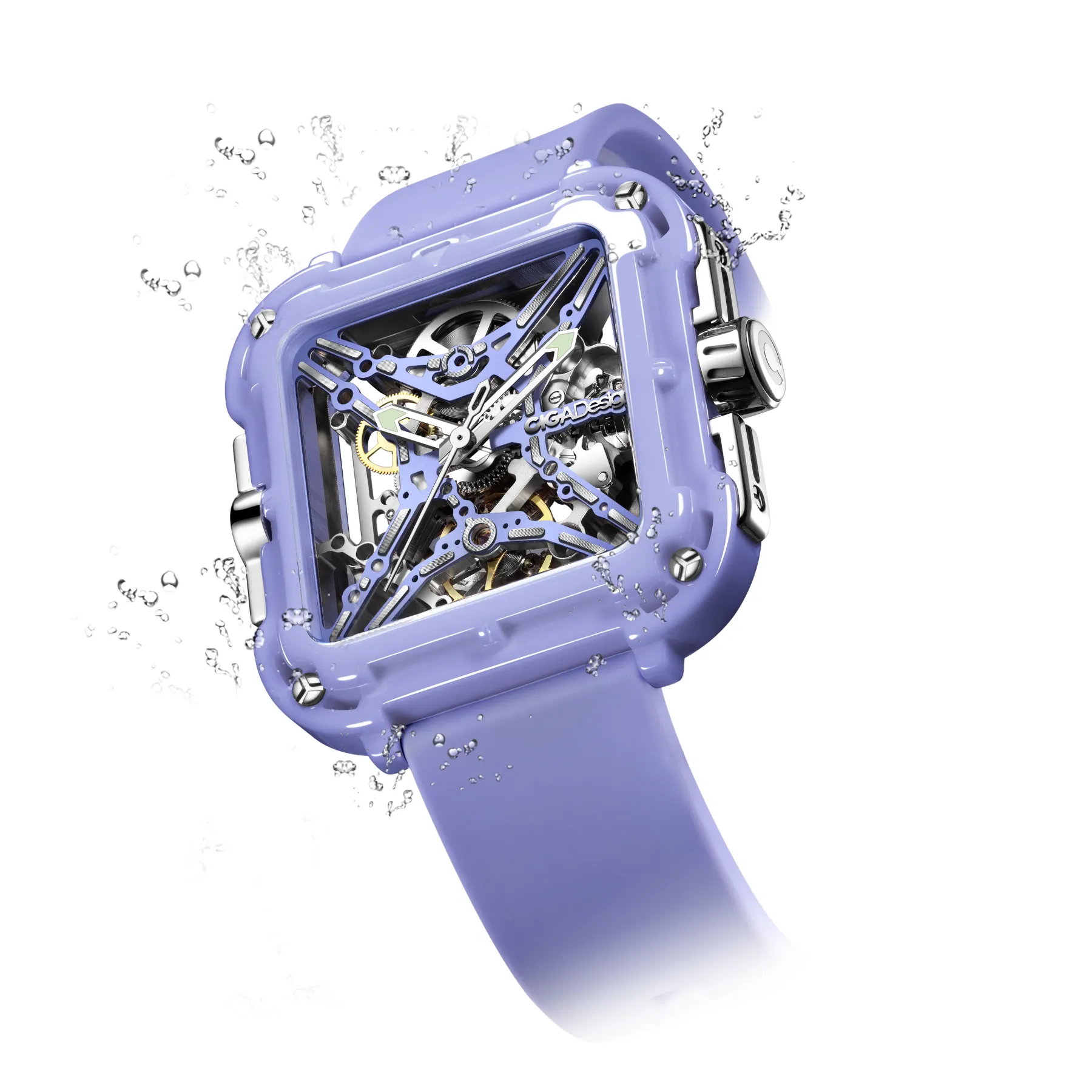 CIGA Design X-Series Ceramic Purple Automatic Watch