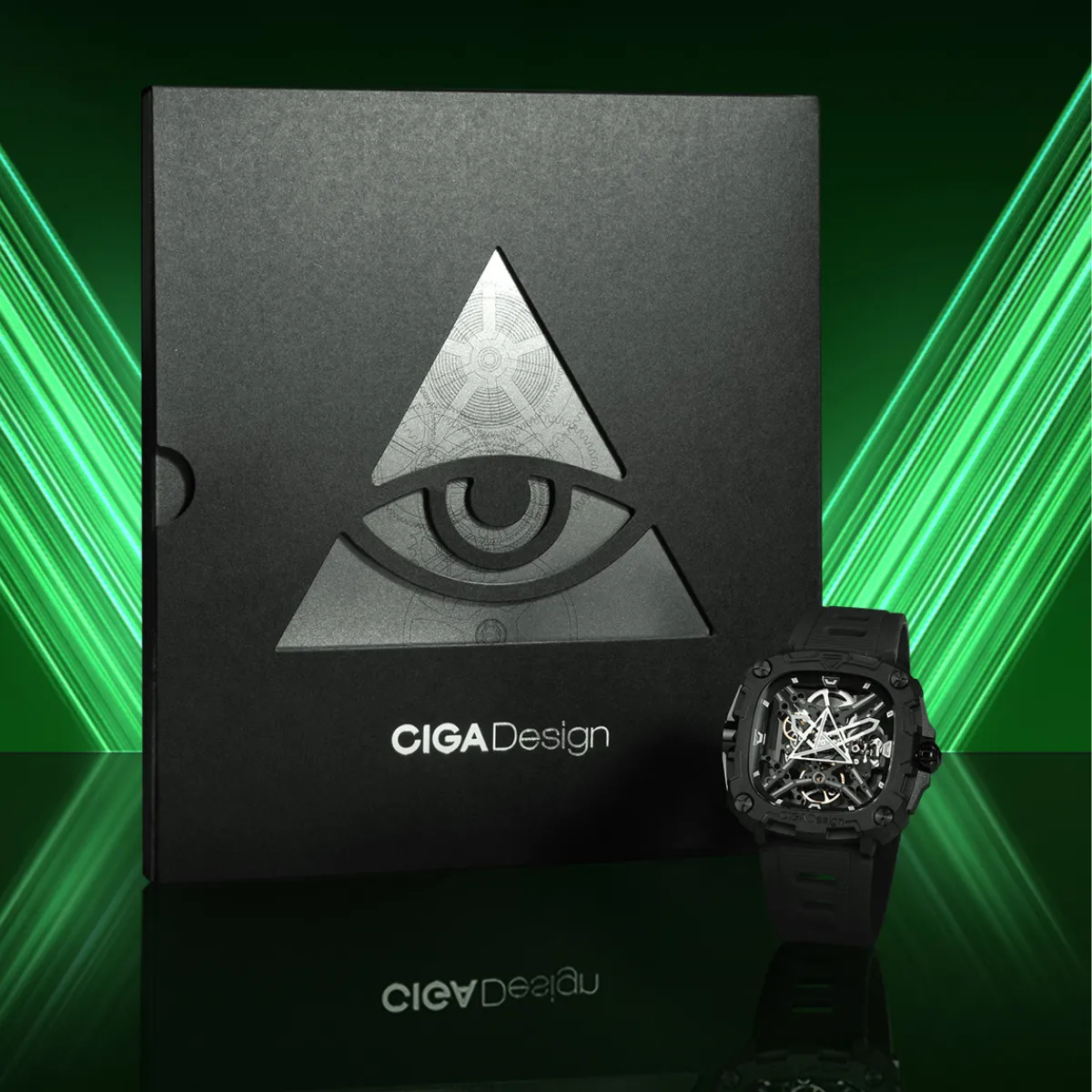 CIGA Design X-Series Eye Of Horus Black Automatic Watch