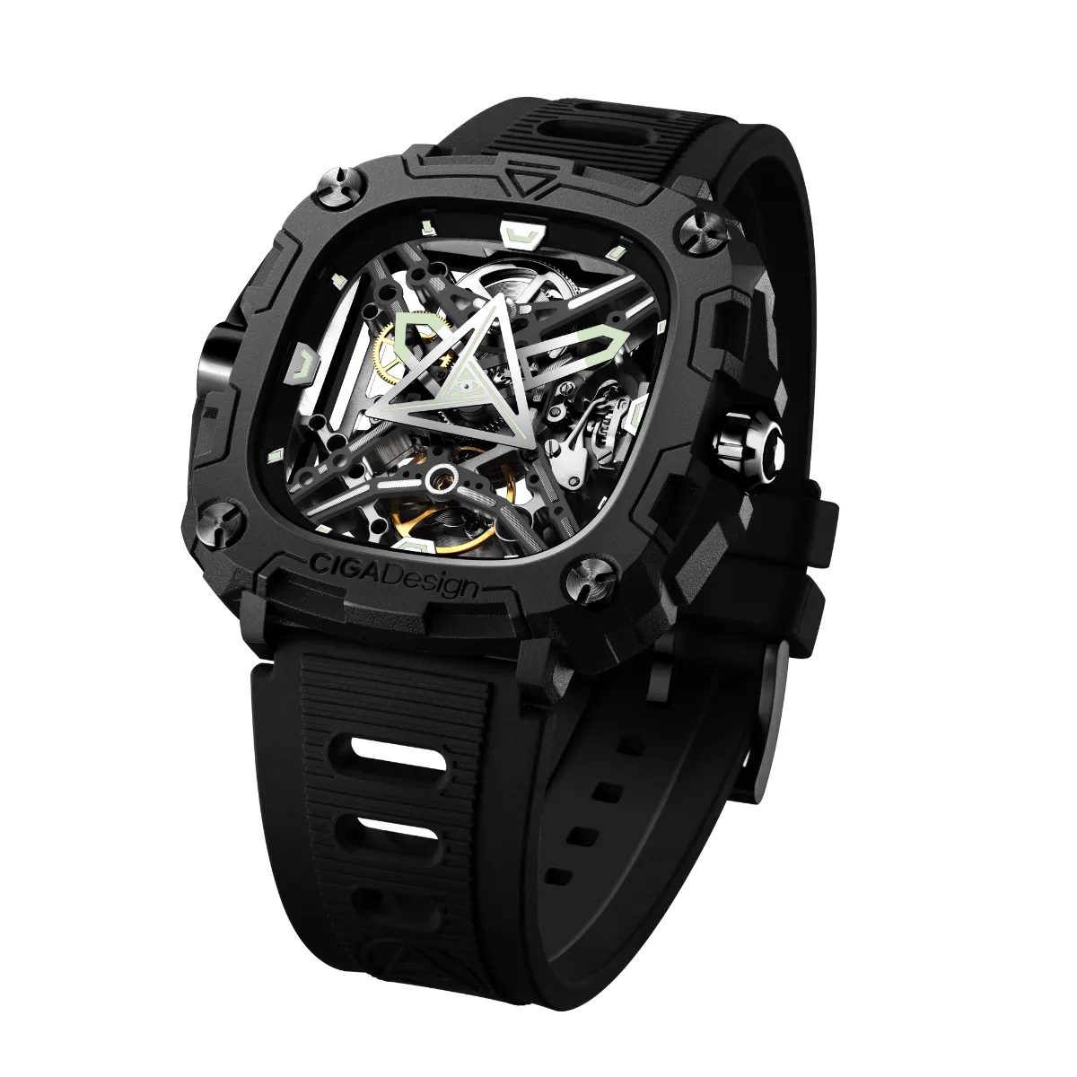 CIGA Design X-Series Eye Of Horus Black Automatic Watch