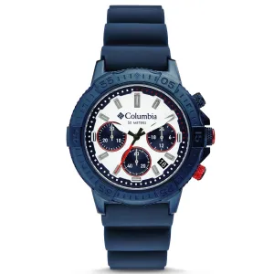 Columbia Peak Patrol Chronograph Men's White Blue Watch CSC03-006