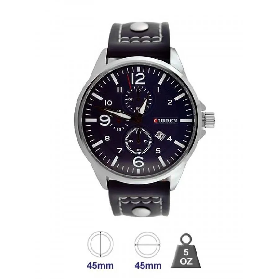 Curren Leather Band Watch for Men