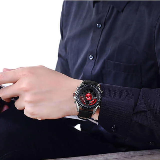 Digital Wristwatches for Men Military LED