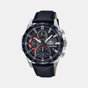 Edifice Men's Leather Chronograph Watch ED549 - EQS-940BL-1AVUDF