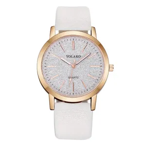 Fashion Watch - Women Starry Sky Watch Leather Strap Women's Watches