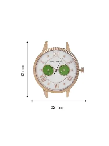 French Connection Analog Green Dial Women's Watch-FCN00098B