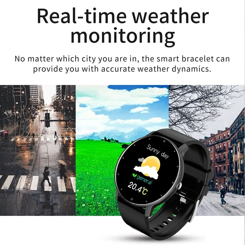 Full Touch Screen Sport Fitness Smartwatch